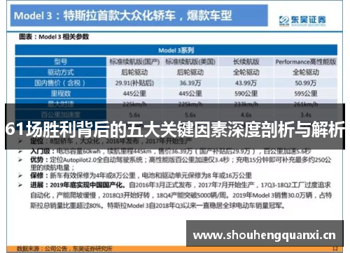 61场胜利背后的五大关键因素深度剖析与解析